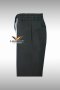Black elastic waist chef trouser