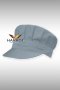 Grey Pleated Baseball Hat