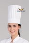 WHITE LONG CHEF HAT 9 INCHES