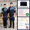 The Street  Navy-Blue  Chef Jacket  (FSS0355 )