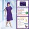Purple Round neck Nurse Dress (HPD0003)