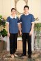 Blue-White   Housekeeper Shirt (HKP0502)