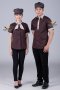 Scotch Collar& Cuffs Brown Waiter & Waitress Shirt
