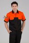 Orange-Black Shop Shirt