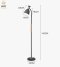 FLOOR LAMP โคมไฟตั้งพื้น รุ่น EVE-00271