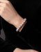 Approx. 8.5 - 11.0 mm, Edison Pearl, Graduated Pearl Bracelet
