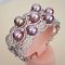 Approx. 11.0-12.0 mm, Edison Pearl, Luxury Design Bangle