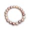 Approx. 9.0 - 10.0 mm, Freshwater Pearl, Pearl Elastic Bracelet