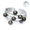 7.63 - 12.11 mm, Tahitian Pearl, "Miracle of Andaman" Pearl Bangle