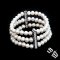 Approx. 5.5-6.0 mm, Freshwater Pearl, Triple Strands Pearl Bracelet