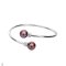 Approx. 10.0 mm, Edison Pearl, Duo Pearl Open Bangle