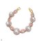 Approx. 9.0 - 10.0 mm, Edison Pearl, "Barbie Barbie" Station Pearl Bracelet Collection