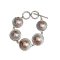Approx. 20 mm up, Pteria Penguin Mabe Pearl, Bracelet