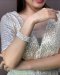 Approx. 5.5 - 6.0 mm, Freshwater Pearl, Four Strand Uniform Pearl Bracelet