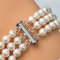 Approx. 5.5 - 6.0 mm, Freshwater Pearl, Three Strand Uniform Pearl Bracelet