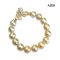 9.7 - 10.9 mm, Gold South Sea Pearl, Graduated Pearl Bracelet