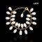 Approx. 6.0 mm up, Freshwater Pearl, Grape Station Pearl Bracelet