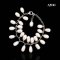 Approx. 6.0 mm up, Freshwater Pearl, Grape Station Pearl Bracelet