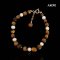 Approx. 5.5 mm up, Freshwater Pearl, Station Pearl & Tiger Eye Bracelet