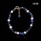 Approx. 5.5 mm up, Freshwater Pearl, Station Pearl & Lapis Lazuli Bracelet