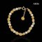 Approx. 5.5 mm up, Freshwater Pearl, Station Pearl & Citrine Bracelet