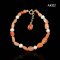 Approx. 5.5 mm up, Freshwater Pearl, Station Pearl & Sun Stone Bracelet
