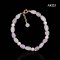 Approx. 5.5 mm up, Freshwater Pearl, Station Pearl & Lighter Amethyst Bracelet