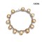 Approx. 10.0 -11.0 mm, Gold South Sea Pearl, Station Pearl & CZ Bar Bracelet