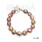 9.0 - 10.8 mm, Ripple Pearl, Graduated Pearl Bracelet