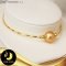 สร้อยข้อมือมุกเม็ดเดี่ยว คั่นล็อคบอลซิลิโคนคู่ มุก South Sea สีทองเข้ม Deep Gold ทรง Semi-round ขนาด 10 mm เกรด AA สร้อยหัวเข็มและล็อคบอลเงินแท้ 92.5 ชุบทอง / B462