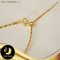 สร้อยข้อมือมุกเม็ดเดี่ยว คั่นล็อคบอลซิลิโคนคู่ มุก South Sea สีทองเข้ม Deep Gold ทรง Semi-round ขนาด 10 mm เกรด AA สร้อยหัวเข็มและล็อคบอลเงินแท้ 92.5 ชุบทอง / B462