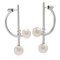 Approx. 7.9-8.0 mm, Edison Pearl, PAKASIA Signature Design Twin Pearl Stud Earrings