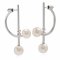 Approx. 7.9-8.0 mm, Edison Pearl, PAKASIA Signature Design Twin Pearl Stud Earrings