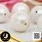 มุกเจาะทะลุ Edison น้ำจืดคัดเกรด สีขาว ทรงบารอก ขนาด 13-14 mm เกรด A เจาะทะลุเส้นผ่านศูนย์กลาง 1.5 มิลลิเมตร / 7.7.64