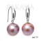 Approx. 14.0 mm, Edison Pearl, Fish Hooks Pearl Dangle Earring