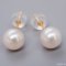 Approx. 6.0 mm, Akoya Pearl, Stud Earrings