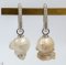 Approx. 11.0-15.0 mm, Freshwater Pearl, "Pisces" Zodiac Pearl Collection Latch Back Earrings