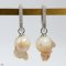 Approx. 11.0-15.0 mm, Freshwater Pearl, "Pisces" Zodiac Pearl Collection Latch Back Earrings