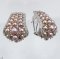 Approx. 2.0 - 6.0 mm, Freshwater Pearl, Shangri-La Cluster Pearl Omega Backs Earrings