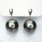 Approx.13.0 mm, Summer Shadow, Tahitian Pearl, Drop Dangle Pearl Stud Earrings