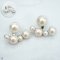 Approx. 4.0 and 9.0 - 10.0 mm, Freshwater Pearl, Pearls Jacket Stud Pearl Earrings