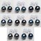 Approx. 9.0 -10.0 mm, Tahitian Pearl, Stud Pearl Earrings