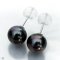 Approx. 9.0 -10.0 mm, Tahitian Pearl, Stud Pearl Earrings