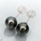 Approx. 9.0 -10.0 mm, Tahitian Pearl, Stud Pearl Earrings