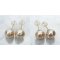 Approx. 12.0 mm, Gold South Sea Pearl, Stud Pearl Earrings