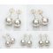 Approx. 10.0-11.0 mm, White South Sea Pearl, Stud Pearl Earrings