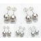 Approx. 9.0 mm, White South Sea Pearl, Stud Pearl Earrings