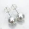 Approx. 9.0 mm, White South Sea Pearl, Stud Pearl Earrings