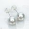 Approx. 10.0 mm, White South Sea Pearl, Stud Pearl Earrings