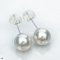 Approx. 10.0 mm, White South Sea Pearl, Stud Pearl Earrings